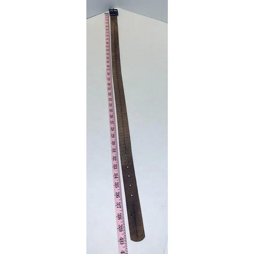 American Eagle Outfitters Unisex M Belt Brown Leather 1 3/8
